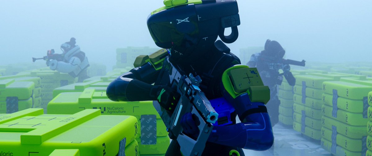 Bungie describes Marathon's art style as "Graphic Realism." 

Inspired by Mirror’s Edge, Aeon Flux, Ghost in the Shell, the works of Katsuhiro Otomo &amp; Koji Morimoto, The Designers Republic, Chris Cunningham, plus aesthetics from F1 and MotoGP.