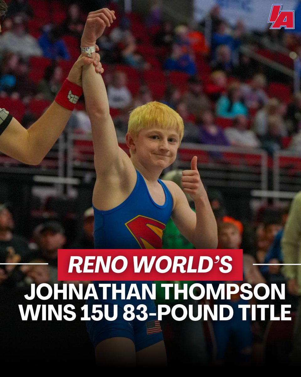 IAwrestle (@iawrestle) on Twitter photo Iowa results from World of Wrestling Reno World’s
Owen Runge - Champion
Mila Sebolt - Champion
Kai McDonald - Champion
Johnathan Thompson - Champion
Boaz Diaz - Runner-up
Lane McClintock - Fourth
Nova Sebolt - Fifth
Sam Smith - Sixth Iowa results from World of Wrestling Reno World’s
Owen Runge - Champion
Mila Sebolt - Champion
Kai McDonald - Champion
Johnathan Thompson - Champion
Boaz Diaz - Runner-up
Lane McClintock - Fourth
Nova Sebolt - Fifth
Sam Smith - Sixth