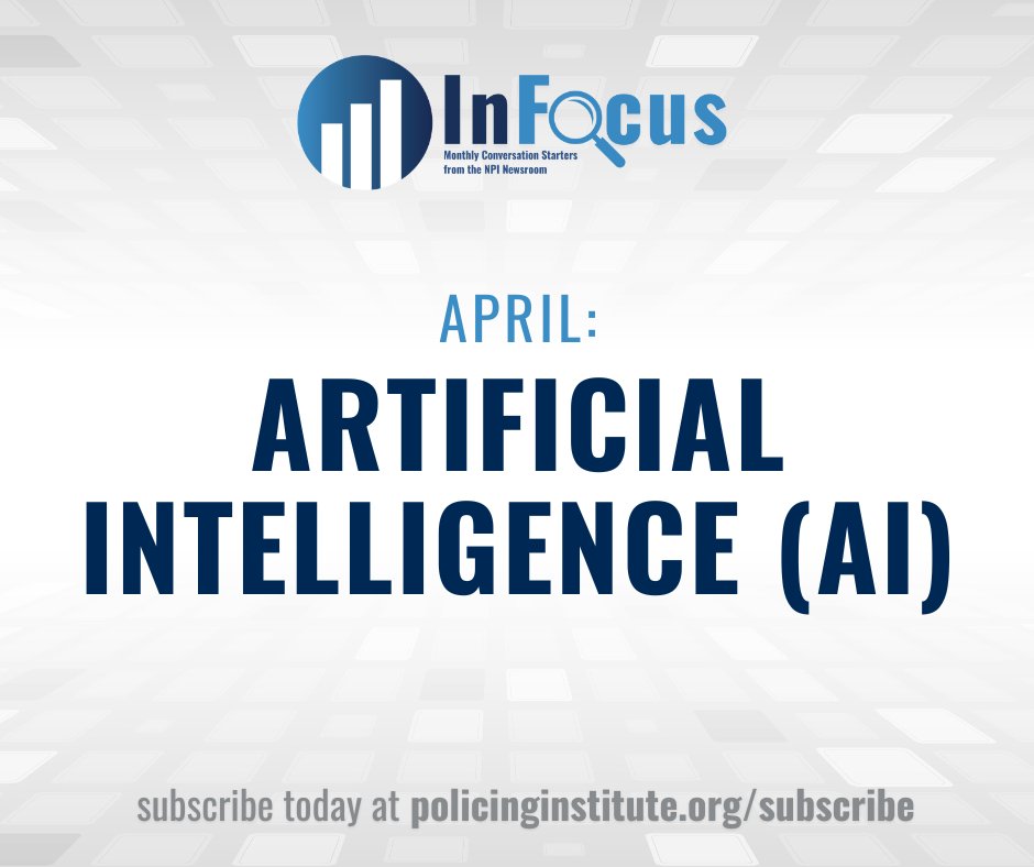 In this month's 𝐈𝐧𝐅𝐨𝐜𝐮𝐬, we will explore current applications of artificial intelligence in policing. With current trends, agency highlights, and more, this issue is one you don't want to miss out on. Subscribe today: hubs.li/Q03g6Dtm0