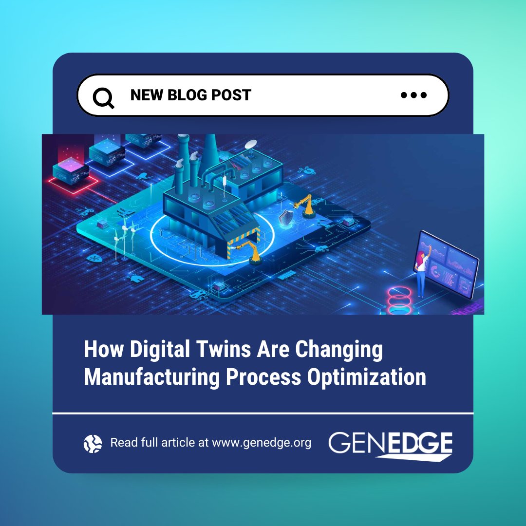 Digital twins, virtual replicas of physical operations, help manufacturers make faster, smarter decisions by providing real-time production insights. Our newest blog covers what a digital twin is, the benefits, and how to get started: genedge.org/resources-tool…