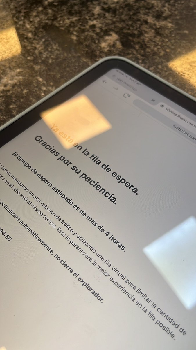 La concha tuya fullticket DECÍA UN MINUTOS , me voy a quedar sin ver a Tini  #FUTTTURA