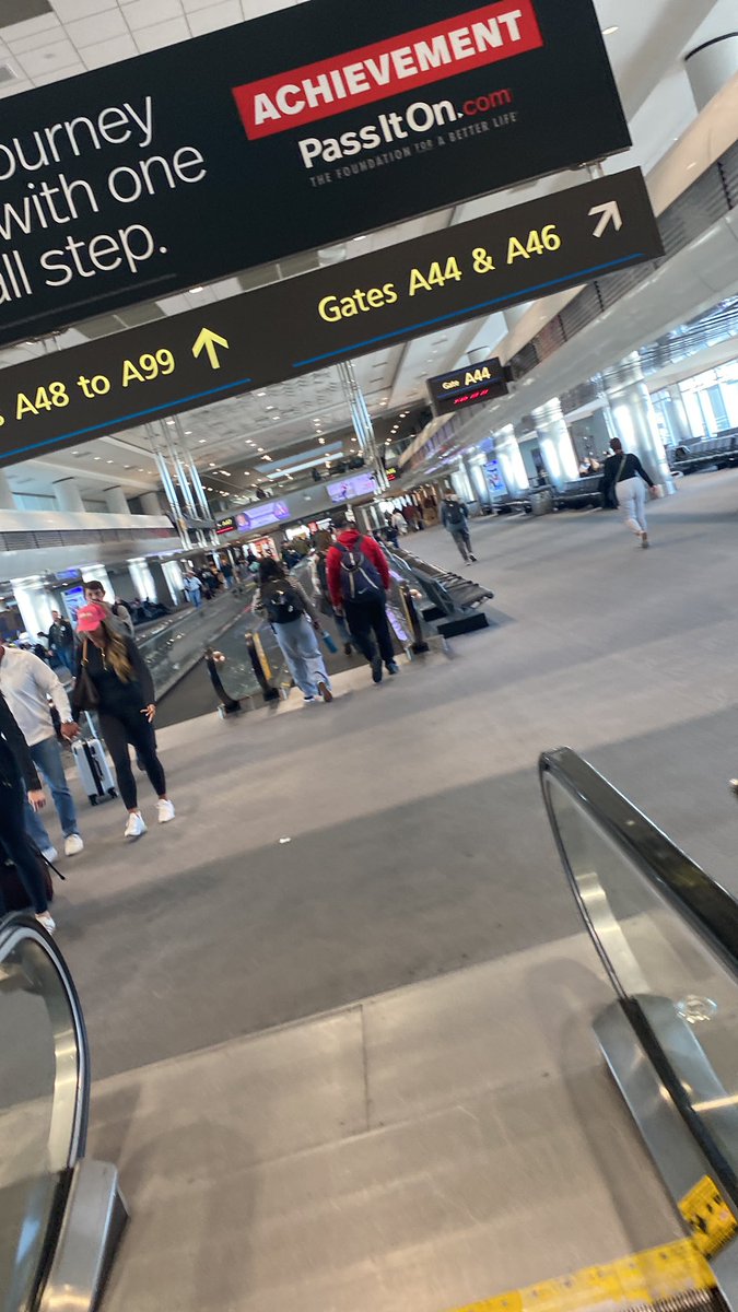 BbcJamesOSU's tweet photo. Real talk… I’m not fucking racist but airports get to me. I swear ppl here have zero social awareness and it’s never white ppl being the idiots. #shrink #deport https://t.co/ZDRjr3DBTQ