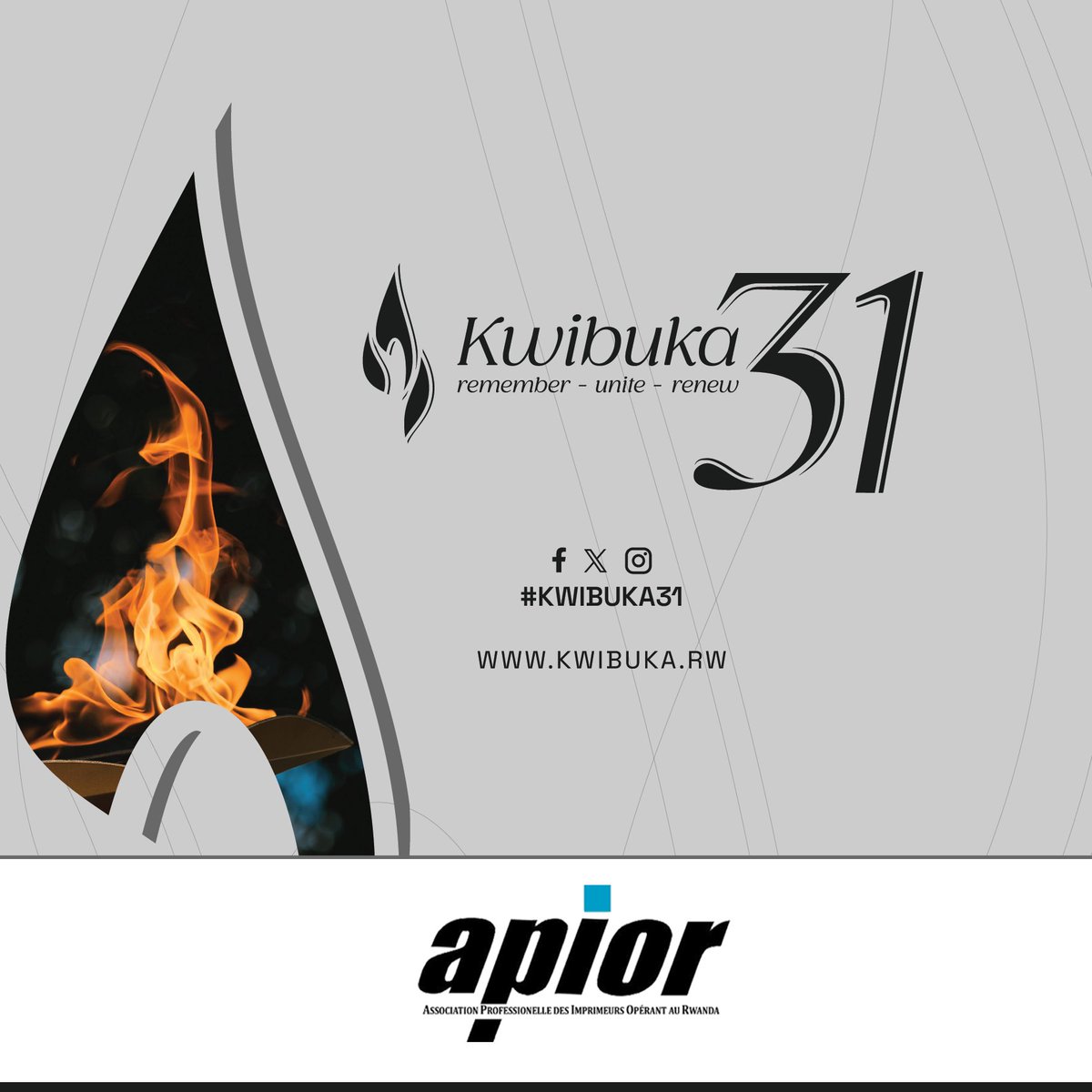 ApiorRwanda's tweet photo. #Kwibuka31 https://t.co/kLn1OR7G7Y