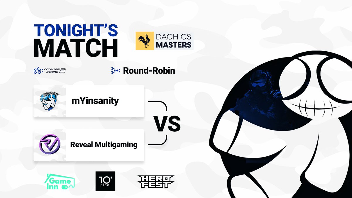 mYinsanity (@myinsanitych) on Twitter photo Could we secure our first win in the #DACHCSMasters today?
Tune in and find out. ๐ช
Weโre counting on your support!
The #WatchTogether is hosted once again by the one and only <a href="/SwissCIT/">Cyrill Iten</a>. ๐
๐ <a href="/RVMultigaming/">Reveal Multigaming</a>
๐ 20:00 CET
๐บ twitch.tv/myinsanitytv Could we secure our first win in the #DACHCSMasters today?
Tune in and find out. ๐ช
Weโre counting on your support!
The #WatchTogether is hosted once again by the one and only <a href="/SwissCIT/">Cyrill Iten</a>. ๐
๐ <a href="/RVMultigaming/">Reveal Multigaming</a>
๐ 20:00 CET
๐บ twitch.tv/myinsanitytv