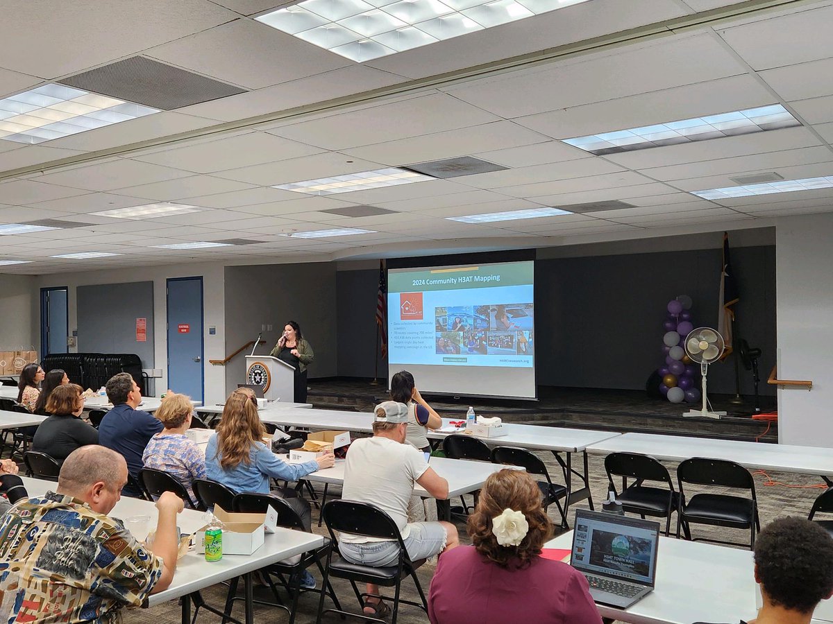 HARCresearch's tweet image. What a great turnout at the ForUsTree Town Hall! 🌳 

Community members came together to hear exciting updates on the latest #ForUsTree projects and dove into insights from the #H3ATMapping campaign. 

🌳Visit forustreehtx.org