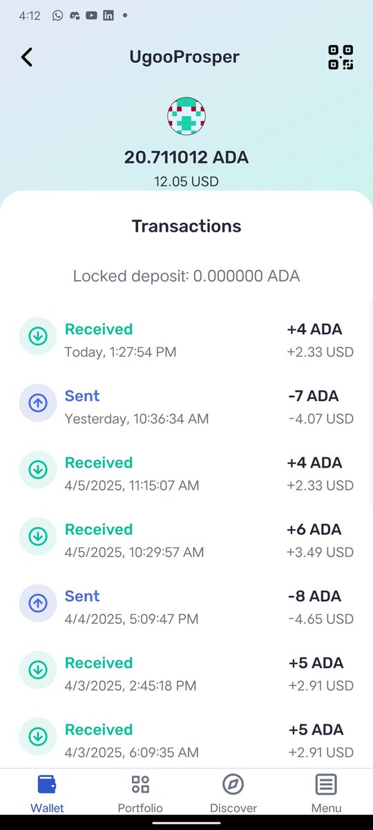 Prosper (@prosper_ugoo) on Twitter photo After finishing the tasks in <a href="/Polytasker/">Polytasker</a> in collaboration with <a href="/strikecardano/">Strike Finance | Perps on Cardano</a> I have earned about 20 Ada. After finishing the tasks in <a href="/Polytasker/">Polytasker</a> in collaboration with <a href="/strikecardano/">Strike Finance | Perps on Cardano</a> I have earned about 20 Ada.