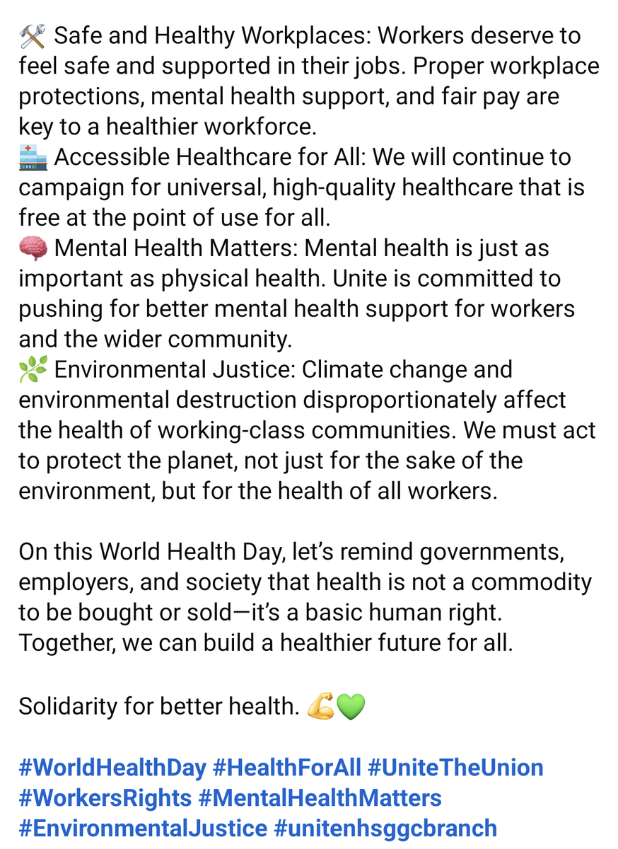 Unite NHS GGC Branch (@unitenhsggc) on Twitter photo 