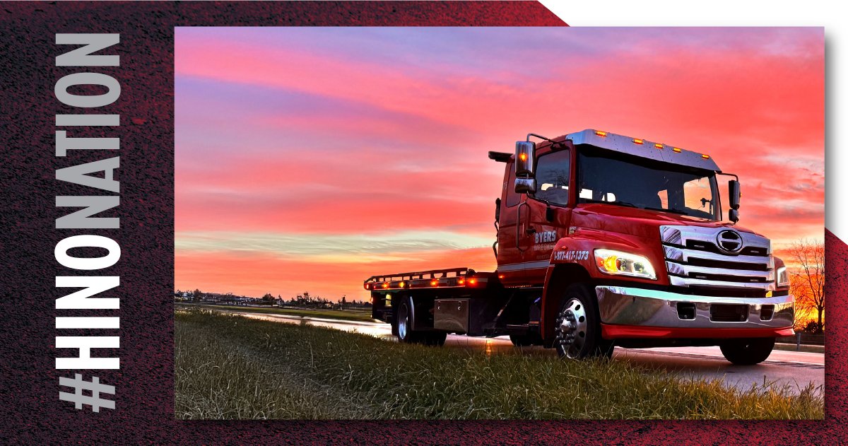 Hearing from our customers reinforces why we do what we do every day. "Hino Trucks are strong and reliable in our daily operations. They provide comfortable rides for long days and long hauls.” #HinoNation #HinoL6 #ThankYou @BYERSWRECKERSERVICE