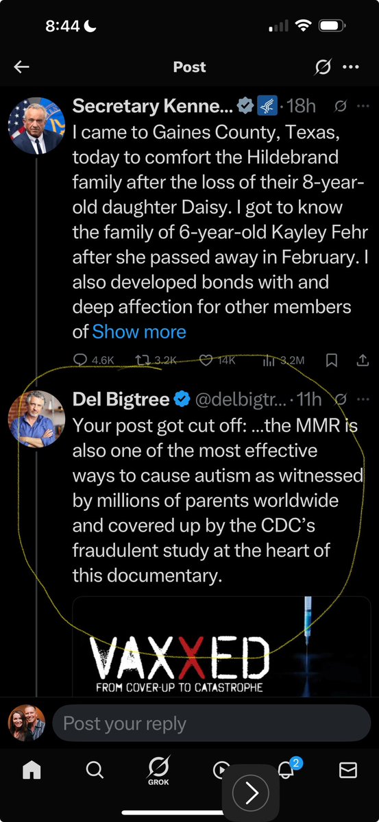 unhealthytruth's tweet image. And even Del Bigtree , who I’ve also worked with for years, done Films , with shared stages with, ben on his show blah blah blah, said next time Bobby needs to do a “better f*cking  post. His words not mine. I would agree wholeheartedly.