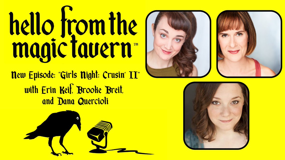 Hello from the Magic Tavern (@magictavern) on Twitter photo This week is an unlocked bonus episode featuring Momo (<a href="/ErinKeif2/">Erin Keif</a> ), Flower (<a href="/brookebreit/">Brooke Breit</a>), and Gianessa (<a href="/DtoTheQ/">Dana Quercioli 🏳️🌈</a> ), as they head out on a vacation cruise. Listen here: podcasts.apple.com/us/podcast/pat… This week is an unlocked bonus episode featuring Momo (<a href="/ErinKeif2/">Erin Keif</a> ), Flower (<a href="/brookebreit/">Brooke Breit</a>), and Gianessa (<a href="/DtoTheQ/">Dana Quercioli 🏳️🌈</a> ), as they head out on a vacation cruise. Listen here: podcasts.apple.com/us/podcast/pat…