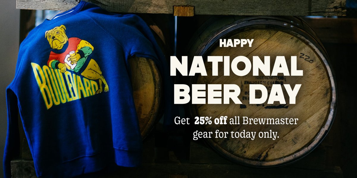 Cheers to National Beer Day! 🍻

No better time to grab the perfect pairing of a tee with your favorite brews. Take 25% off the brewmaster collection until Midnight tonight!

Shop Now-> hubs.ly/Q03g7HWM0