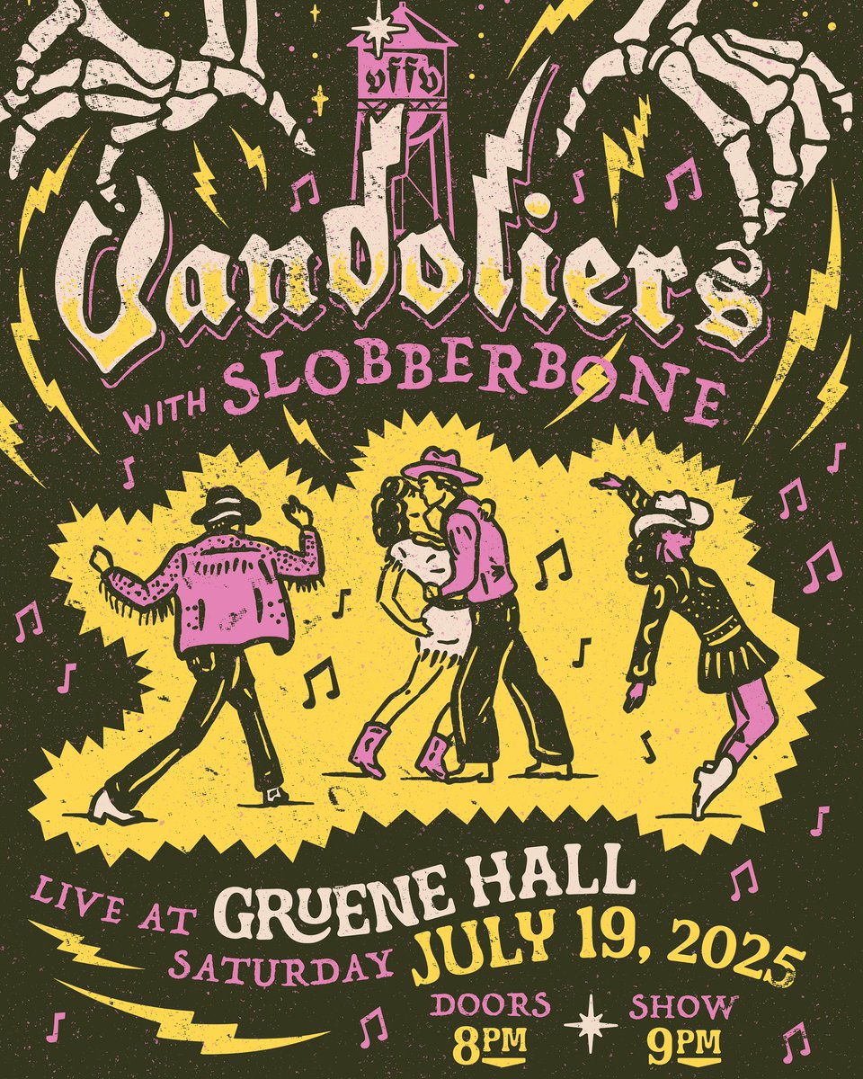 Excited to be heading back to the legendary <a href="/GrueneHallTX/">Official GrueneHall</a> for the first time as headliners! Bringing along some of our heroes Slobberbone!! Tickets on sale this Friday.