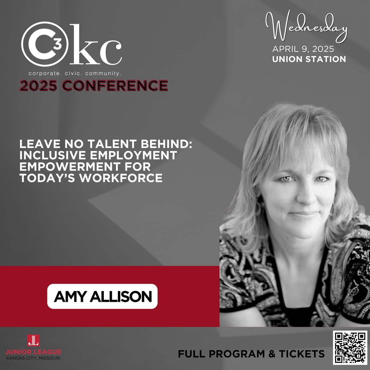 LATKnight's tweet image. I’m so excited to take the stage at #C3KC2025 to discuss inclusive models of #EmploymentEmpowerment.
Thank you to @JuniorLeagueKC for hosting this event. Here’s to a conference full of collaboration leading to action across Kansas City! kansascity.jl.org/c3kc/program/
#ExpandingPathways