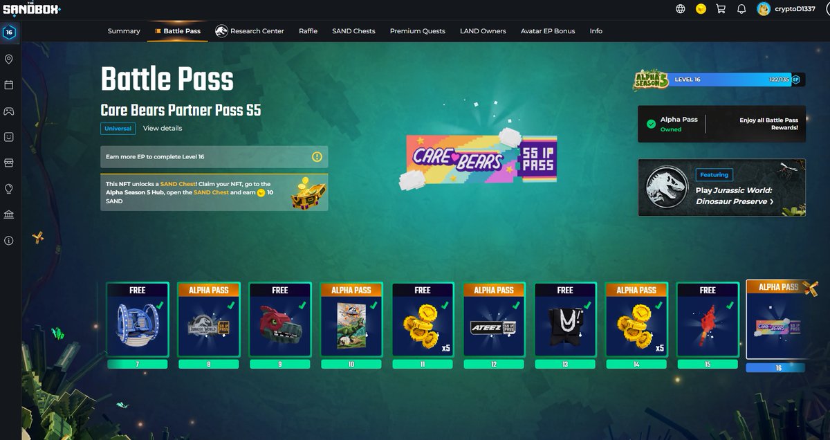 Can't beat me in Level Up in <a href="/TheSandboxGame/">The Sandbox</a> 💪 tsbga.me/TheSandbox #AlphaSeason5