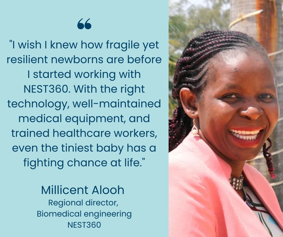 NEST360 (@nest360org) on Twitter photo 🌍 To celebrate #WorldHealthDay2025, we are sharing what global health advocates around the world wish they had known before working to care for newborns.
Millicent Alooh, shares her thoughts to support #HealthyBeginnings and #HopefulFutures for newborns everywhere. 🌍 To celebrate #WorldHealthDay2025, we are sharing what global health advocates around the world wish they had known before working to care for newborns.
Millicent Alooh, shares her thoughts to support #HealthyBeginnings and #HopefulFutures for newborns everywhere.