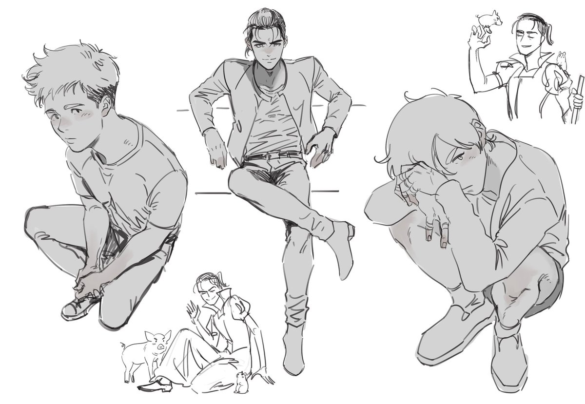 크로키를했읍니다.
컨셉:백설공주와 그의따까리들을 소개