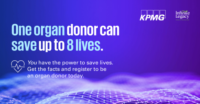 DeFeliceAllison's tweet photo. Right now, nearly 4,000 people in our region are waiting for lifesaving organ transplant. Join KPMG &amp; Infinite Legacy in making a difference this Donate Life Month – register be an organ, eye, and tissue donor today. #KPMGFed #DonateLifeMonth... https://t.co/oNXgOqetAO https://t.co/wdvueF089M