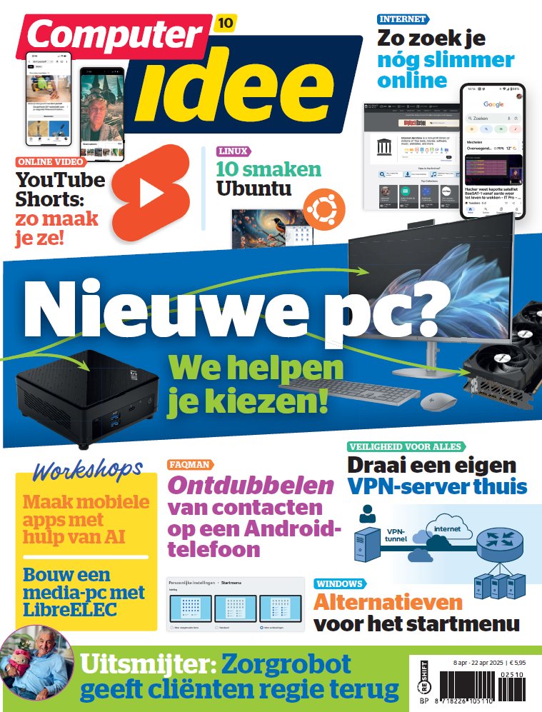 Computeridee's tweet image. Waar moet je op letten bij de aanschaf van een pc? Zelfs in een wereld vol laptops, tablets en smartphones is er nog volop keus. In de nieuwste editie komen alle facetten van desktopcomputers aan bod. Computer Idee 10 is vanaf deze week verkrijgbaar.