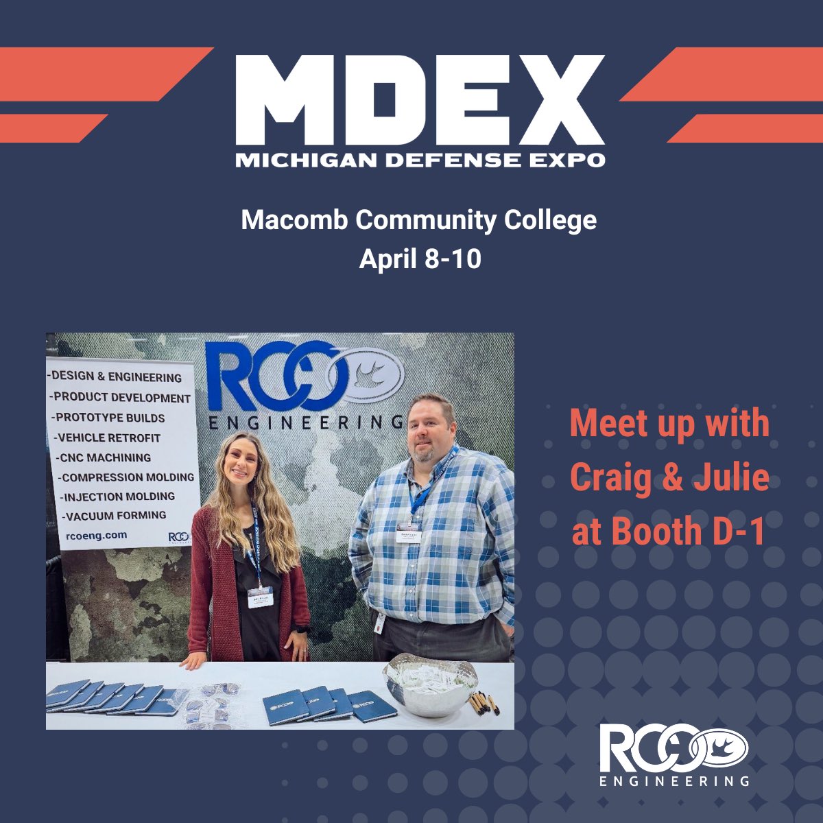 Looking forward for tomorrows tradeshow! Comment your favorite emoji if you’re coming, or a sad face if you can’t make it. 

#ndia #mdex #mdex2025 #defense