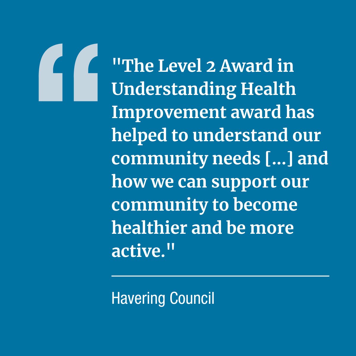 From tackling health inequalities to stopping the spread of diseases, we're proud to be empowering people to improve health outcomes for all.

👉 On #WorldHealthDay, find out more about our Level 2 Award in Understanding Health Improvement: ow.ly/8JPk50VvQki