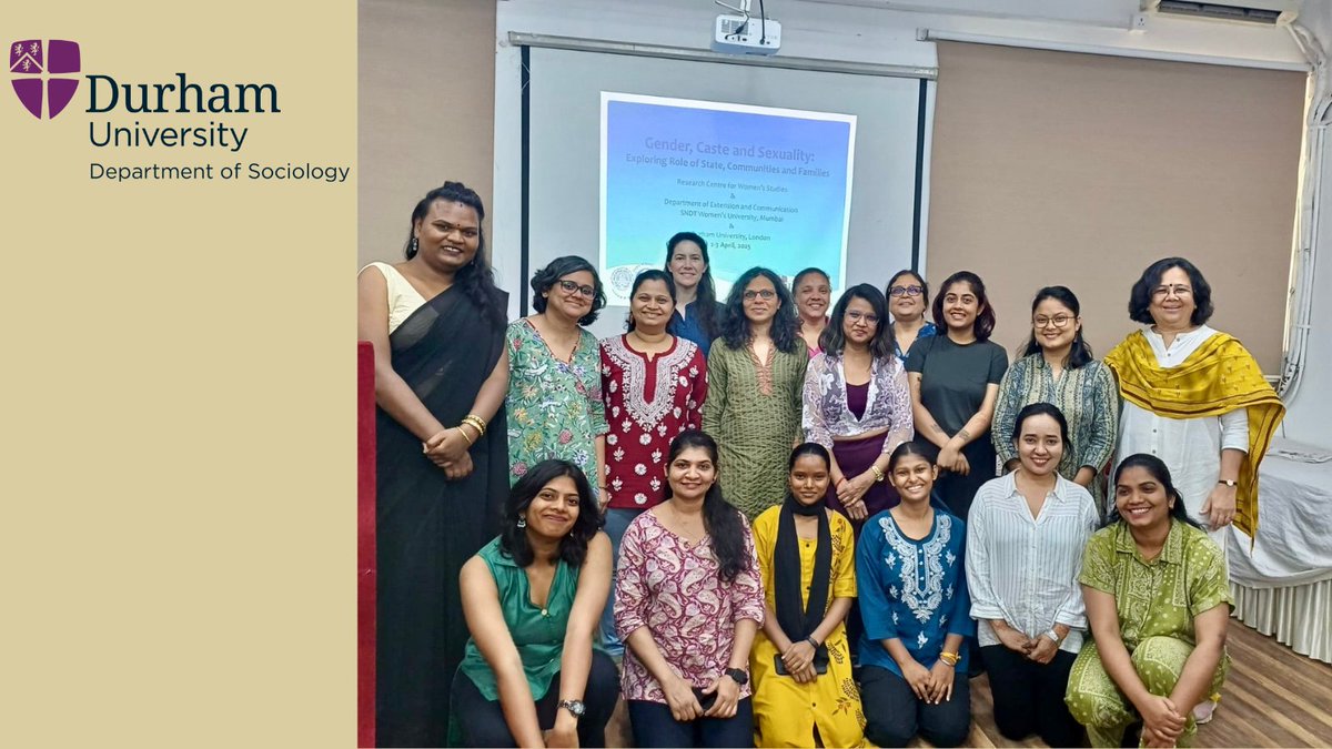 Durham Sociology (@durhamsociology) on Twitter photo Professor Geetanjali Gangoli (HoD, Sociology) and Dr Hannah King (Assoc Prof, Sociology) have just returned from a week’s trip to Mumbai, India building on existing academic partnerships and collaborations. Read the full story👉 durham.ac.uk/departments/ac… <a href="/Geetanj51336779/">Professor Geetanjali Gangoli</a> <a href="/DrHKingy/">Hannah King</a> Professor Geetanjali Gangoli (HoD, Sociology) and Dr Hannah King (Assoc Prof, Sociology) have just returned from a week’s trip to Mumbai, India building on existing academic partnerships and collaborations. Read the full story👉 durham.ac.uk/departments/ac… <a href="/Geetanj51336779/">Professor Geetanjali Gangoli</a> <a href="/DrHKingy/">Hannah King</a>