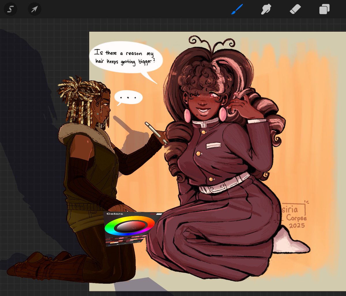 OsiriaBlood's tweet image. When your oc notices their inconsistencies