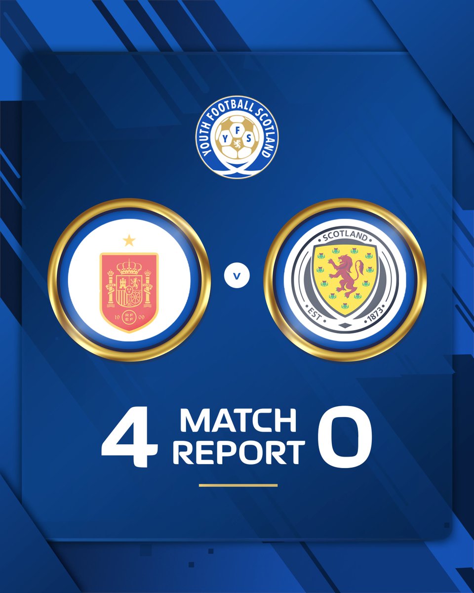 𝗠𝗔𝗧𝗖𝗛 𝗥𝗘𝗣𝗢𝗥𝗧 📝

𝘼𝙖𝙧𝙤𝙣 𝘾𝙤𝙣𝙣𝙚𝙡𝙡 reports on the UEFA Women's U19 Euro Qualifiers where Spain showed their class to earn the three points against Scotland.

𝙁𝙪𝙡𝙡 𝙢𝙖𝙩𝙘𝙝-𝙧𝙚𝙥𝙤𝙧𝙩 𝙝𝙚𝙧𝙚 ▶️ yfs.news/spainscowu19re…