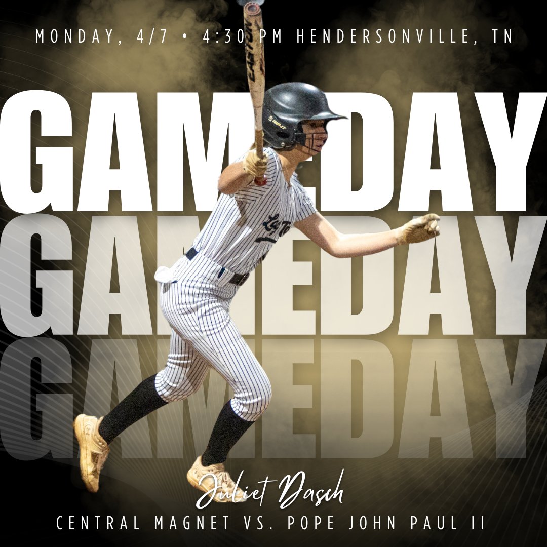 🚨🥎 Game Day 🥎🚨
🆚 vs John Paul II
⏰ 4:30
🌥️ 54° 
🏟️ Hendersonville, TN
📺gc.com