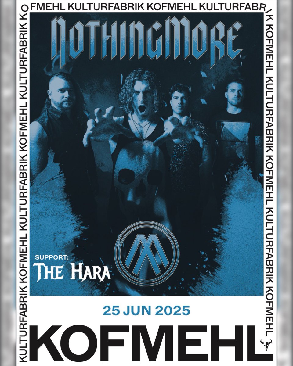 THE HARA (@theharaband) on Twitter photo AUSTRIA, GERMANY, FRANCE & SWITZERLAND! We will see you in June with our good mates <a href="/nothingmorerock/">NOTHING MORE</a>, can’t wait to get in the pit and tear it up with you all💀🤘🏻
Tickets ONSALE Wednesday 10am CET🍻
T-) AUSTRIA, GERMANY, FRANCE & SWITZERLAND! We will see you in June with our good mates <a href="/nothingmorerock/">NOTHING MORE</a>, can’t wait to get in the pit and tear it up with you all💀🤘🏻
Tickets ONSALE Wednesday 10am CET🍻
T-)