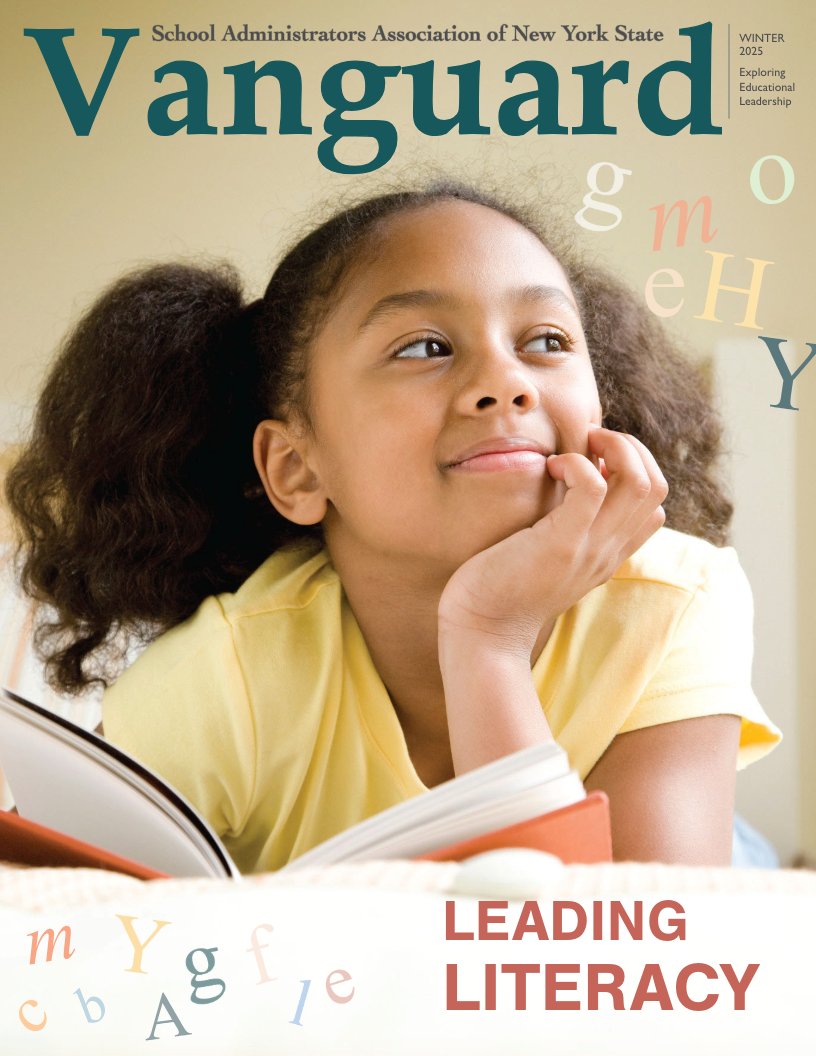 SAANYS is happy to announce the Winter 2025 issue of our Magazine, Vanguard, is now available to read as a digital version!

Here's a sneak peek from our cover story, "The Science of Reading: Retrospectives, Perspectives, and the Path Forward," by Kim M. Smithgall:

"In