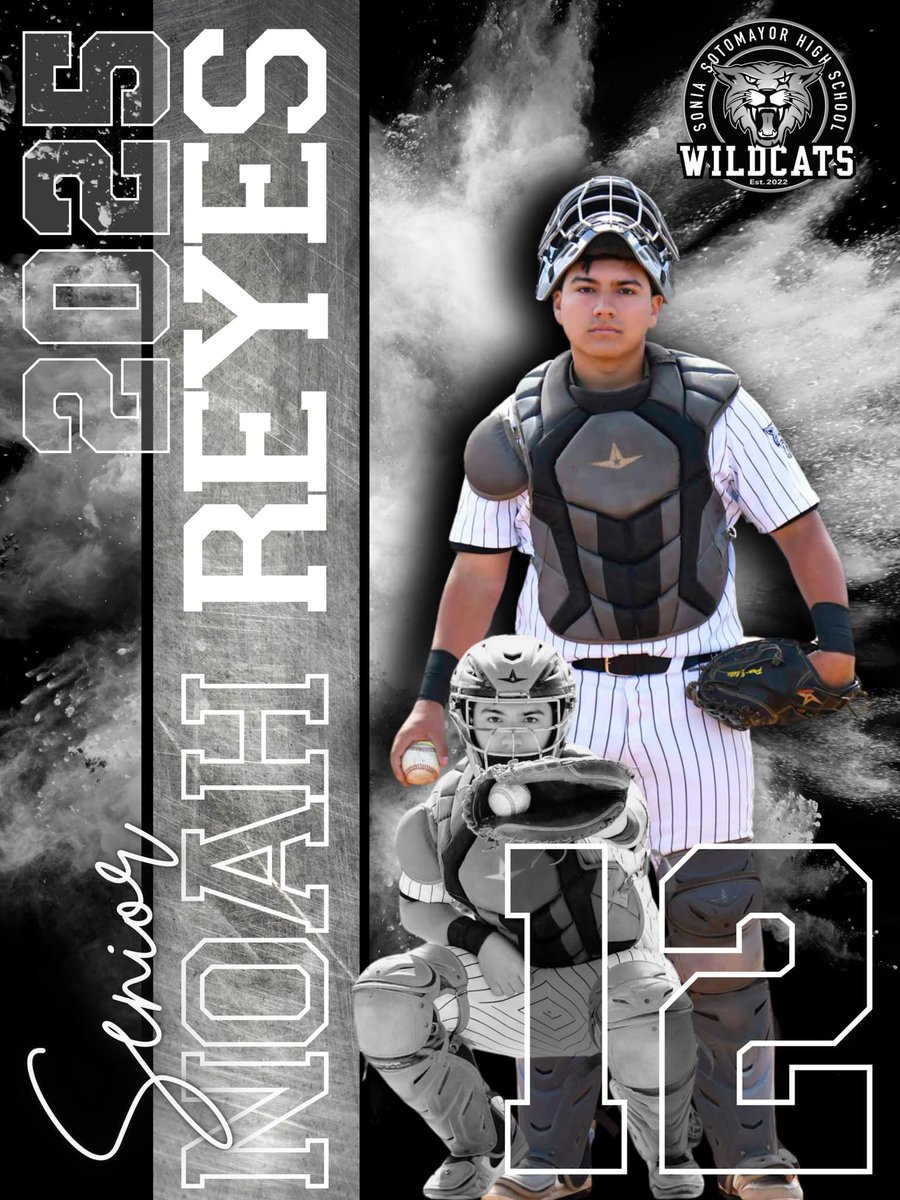SOTOMAYOR WILDCAT BASEBALL (@sotocatbaseball) on Twitter photo Senior Spotlight: Noah Reyes, Catcher/Pitcher, 3 Year Starter, Team Captain Senior Spotlight: Noah Reyes, Catcher/Pitcher, 3 Year Starter, Team Captain