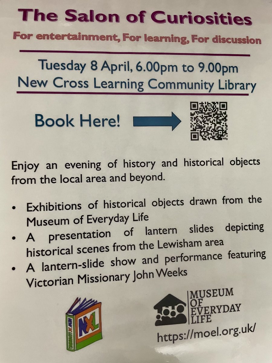 A great take on how life in Lewisham was in the past. There's also the opportunity to visit the most interesting loo to see NXL's gallery of pictorial history.