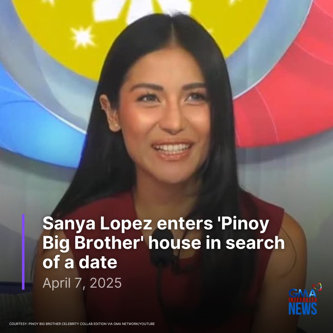 Sanya Lopez is the latest visitor of "Pinoy Big Brother: Celebrity Collab Edition!"

Upon her arrival inside Bahay ni Kuya, the Sparkle star was introduced as the "searcher" for a blind date challenge with five male housemates, who were chosen by the girls after a pool