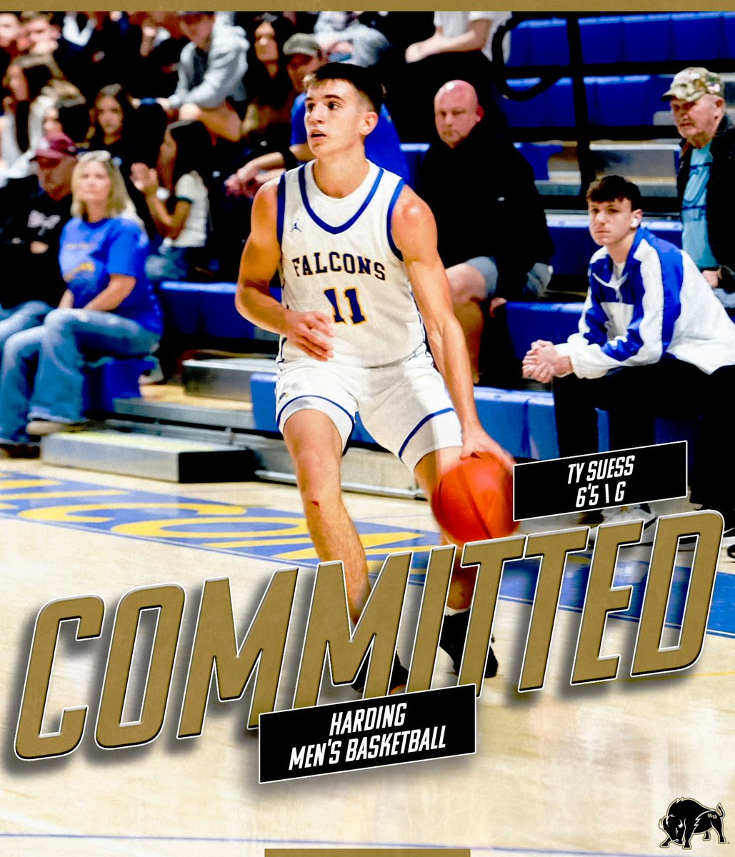Ty Suess (@tysuess11) on Twitter photo I am excited to announce my commitment to <a href="/Harding_MBB/">Harding Men's Basketball</a>. I want to thank my Lord and Savior Jesus Christ for the blessing of still being able to play the game I love. I also want to thank my incredible family, coaches, and people who have shaped me into who I am today.
#GoBison I am excited to announce my commitment to <a href="/Harding_MBB/">Harding Men's Basketball</a>. I want to thank my Lord and Savior Jesus Christ for the blessing of still being able to play the game I love. I also want to thank my incredible family, coaches, and people who have shaped me into who I am today.
#GoBison