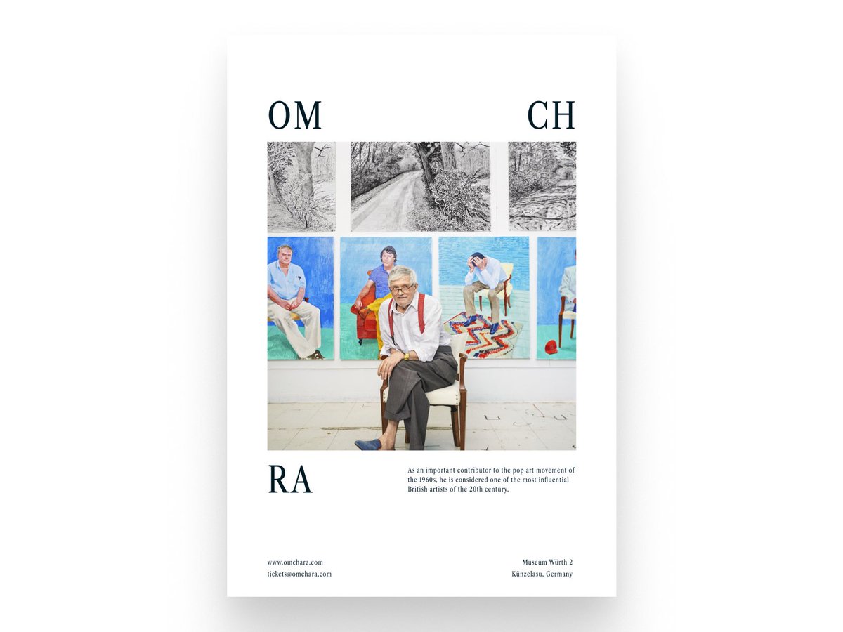 Posters that I designed for the David Hockney foundation exhibition in Germany.

Can’t believe that I did something like that ❤️