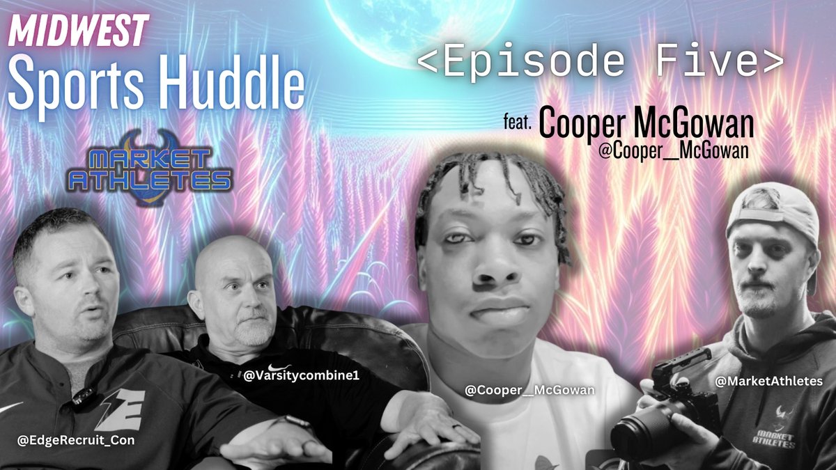 Market Athletes (@marketathletes) on Twitter photo SESSION FIVE x Episode 5 #MidwestSportsHuddle
Heavy hitters this week! Great episode for parents with young athletes having <a href="/Varsitycombine1/">KC Varsity Combines</a> and <a href="/EdgeRecruit_Con/">Edge Recruiting Consultations</a> help us understand the strategies to becoming recognized & remembered early in the process.
Also happiest of SESSION FIVE x Episode 5 #MidwestSportsHuddle
Heavy hitters this week! Great episode for parents with young athletes having <a href="/Varsitycombine1/">KC Varsity Combines</a> and <a href="/EdgeRecruit_Con/">Edge Recruiting Consultations</a> help us understand the strategies to becoming recognized & remembered early in the process.
Also happiest of
