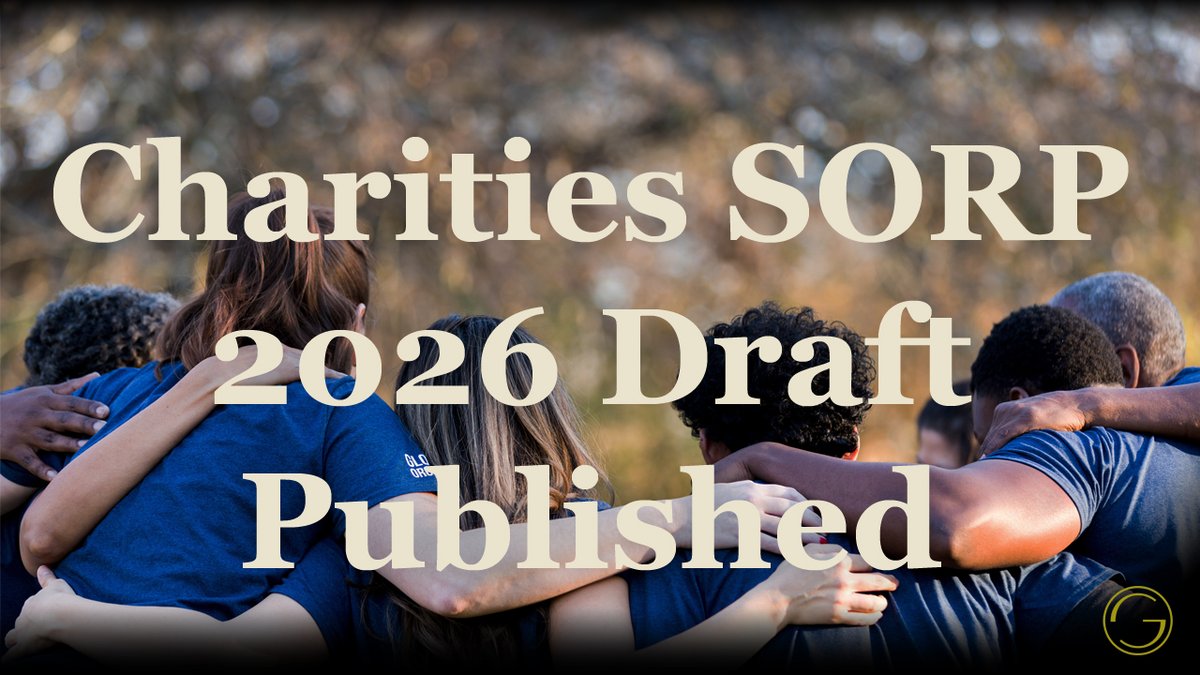 It’s finally here! The consultation draft for the new Charities SORP (SORP 2026) has been published and we're getting our first glimpse of the proposed changes. 

You can read more about those key changes in our new blog: goodmanjones.com/blog/charities…

#SORP2026 #Charities #SORP
