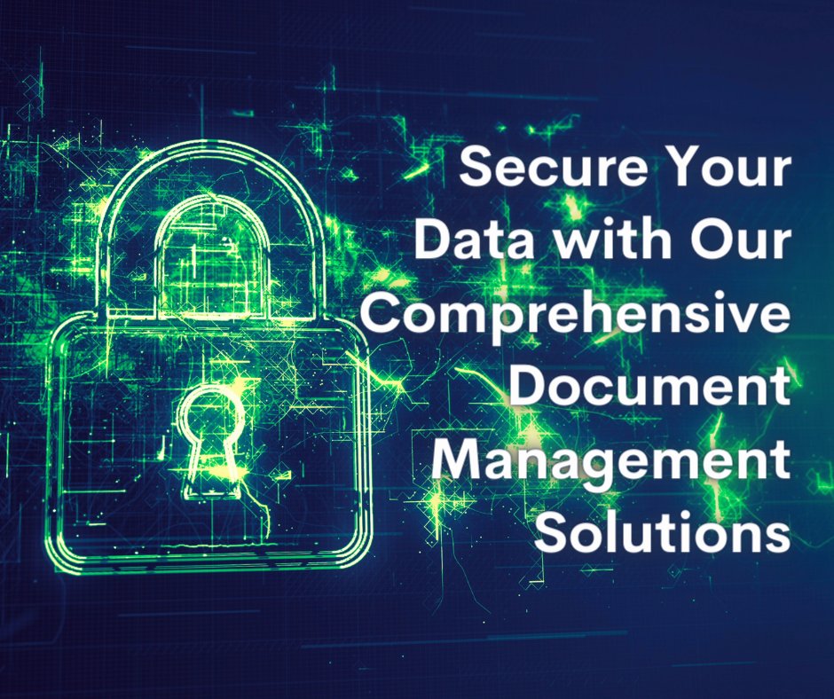 dtsmn's tweet image. Secure your data with top-tier encryption through our document management services. Protect confidential info from external threats with confidence. 

Contact us today! 

#DataSecurity #EncryptionSolutions #SecureYourData #CyberDefense #DocumentManagement #InformationProtection