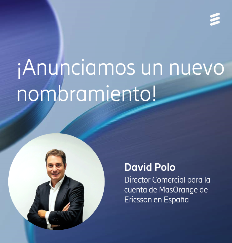 Ericsson_es's tweet photo. 📢 ¡Nuestro compañero @davpol se convierte en el nuevo director comercial para la cuenta de @MASORANGE_ES en Ericsson España!

Su liderazgo nos ayudará a seguir construyendo una de las redes #5G más avanzadas de Europa. 🌐🚀

¡Enhorabuena, David! https://t.co/wmXr8GZQI1