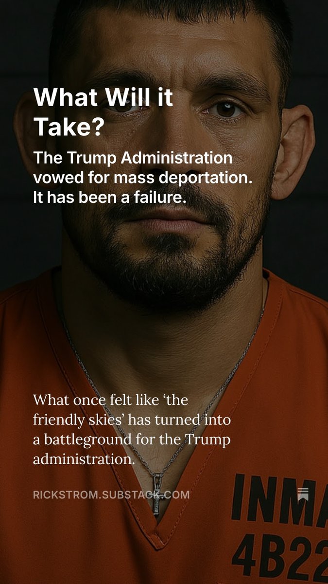 RickStrom's tweet image. Wrote about the mass deportations, the inhumane immigration policy, and how Donald Trump's policies are affecting sports.
Please support my Substack where I cover the intersection of sports and politics in the written form:
substack.com/home/post/p-16…