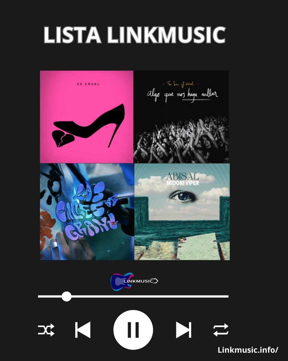 Linkmusic (@lnkmsc_es) on Twitter photo #PLAYLIST SEMANAL #LINKMUSIC Decode y su tema "Es Cruel"
Además de:
The Son Of Wood
<a href="/ign9ve_/">dreamy boy✨</a>
<a href="/midoriviper/">Midori Viper 🎤 Pop Urbano Independiente</a>
Loncha Velasco
Iboreh
<a href="/yawners/">Yawners</a>
Superglú
<a href="/iamrumia/">Rumia</a>
<a href="/LinoSuricato/">Lino Suricato</a>
bit.ly/3FXLExU ◁
#Playlist #SomosLinkmusic #PLAYLIST SEMANAL #LINKMUSIC Decode y su tema "Es Cruel"
Además de:
The Son Of Wood
<a href="/ign9ve_/">dreamy boy✨</a>
<a href="/midoriviper/">Midori Viper 🎤 Pop Urbano Independiente</a>
Loncha Velasco
Iboreh
<a href="/yawners/">Yawners</a>
Superglú
<a href="/iamrumia/">Rumia</a>
<a href="/LinoSuricato/">Lino Suricato</a>
bit.ly/3FXLExU ◁
#Playlist #SomosLinkmusic