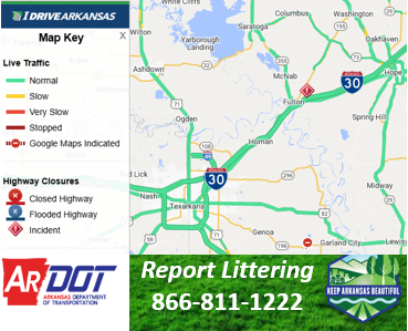 Hempstead Co: (UPDATE) I-30 EB right shoulder remains blocked due to an accident 9.9 miles west of Hope (mm 18.9).  Travel lanes are open.  Monitor at IDriveArkansas.com.  #artraffic #swatraffic 

 x.com/IDriveArkansas…
