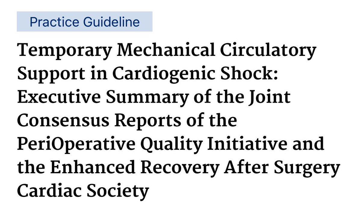 Busra Cangut, MD, MS (@busracangutmd) on Twitter photo Hot off the press: 4 new practice guidelines on temporary mechanical circulatory support!
Grateful for the opportunity and proud to be part of this important work advancing perioperative care. <a href="/PeriOpQI/">POQI</a> <a href="/eras_cardiac/">Eras_cardiac</a> <a href="/STS_CTsurgery/">The Society of Thoracic Surgeons</a> <a href="/danengelmanmd/">Daniel Engelman</a> <a href="/SXC71/">SubhasisChatterjeeMD</a> <a href="/LaurenBarronMD/">Lauren</a> Hot off the press: 4 new practice guidelines on temporary mechanical circulatory support!
Grateful for the opportunity and proud to be part of this important work advancing perioperative care. <a href="/PeriOpQI/">POQI</a> <a href="/eras_cardiac/">Eras_cardiac</a> <a href="/STS_CTsurgery/">The Society of Thoracic Surgeons</a> <a href="/danengelmanmd/">Daniel Engelman</a> <a href="/SXC71/">SubhasisChatterjeeMD</a> <a href="/LaurenBarronMD/">Lauren</a>