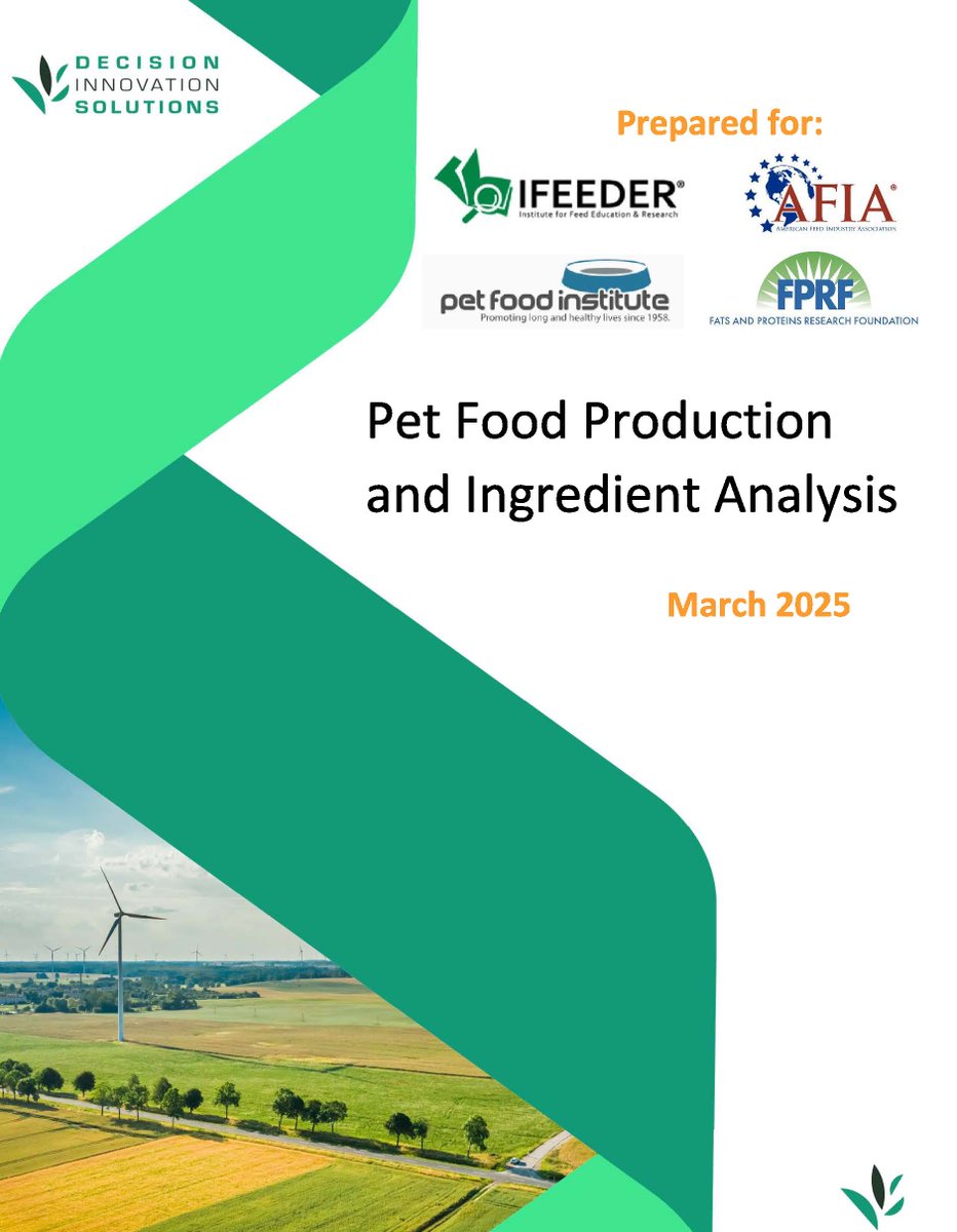 Just released: The 2025 Pet Food Production and Ingredient Analysis report illustrates the economic impact of the U.S. pet food industry— indicating that #PetFood sales hit $51.7 billion in 2024, with 9.8 million tons produced using 600+ safe, nutritious ingredients.

PFI