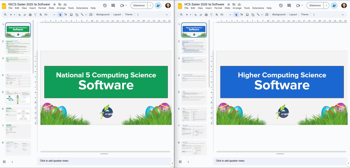 All prepared for tomorrows <a href="/eSgoil/">e-Sgoil</a> Easter Supported Study sessions for N5 &amp; H Comuting Science.  N5 at 11am, H at 12noon.  As the images might suggest we're going to looking at Software.  Not to late to sigh-up - more detaisl on eSgoil Website - e-sgoil.com