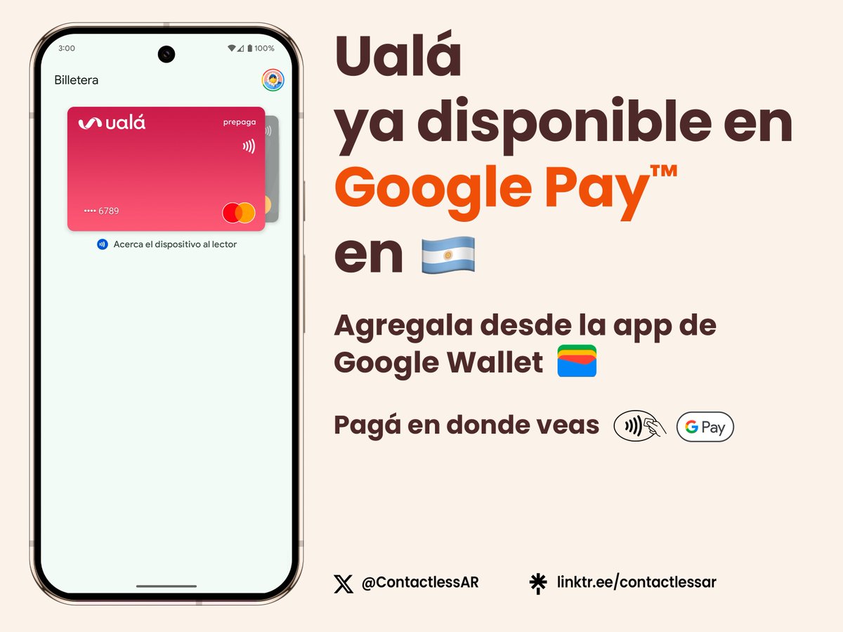 Pagos Contactless Argentina tweet media