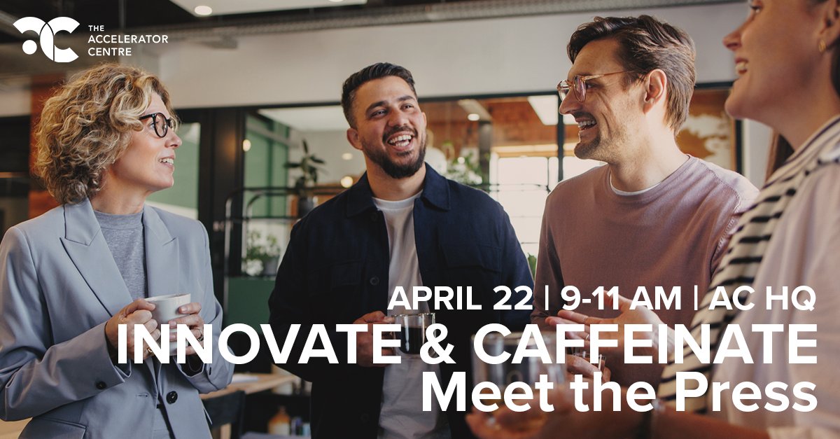 Accelerator Centre (@ac_waterloo) on Twitter photo π Ready to elevate your brand? Join us for Innovate & Caffeinate: Meet the Press!
π£ Learn how to get noticed by the media, build strong PR relationships, & more!
ποΈ April 22 from 9-11 AM at <a href="/AC_Waterloo/">Accelerator Centre</a>
π Register: tickettailor.com/events/accelerβ¦ π Ready to elevate your brand? Join us for Innovate & Caffeinate: Meet the Press!
π£ Learn how to get noticed by the media, build strong PR relationships, & more!
ποΈ April 22 from 9-11 AM at <a href="/AC_Waterloo/">Accelerator Centre</a>
π Register: tickettailor.com/events/accelerβ¦