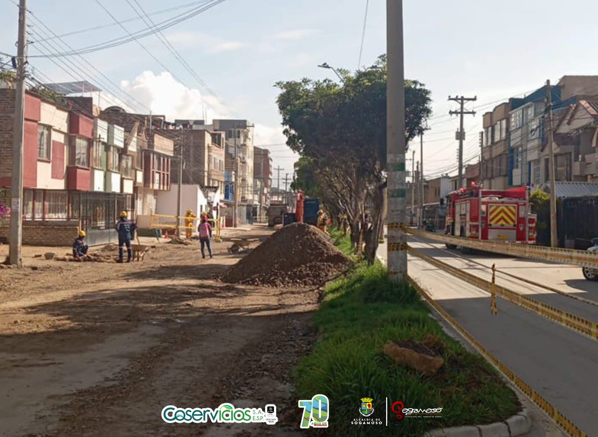 👋Aviso Importante 
Debido a una ruptura en una tubería de gas en la Carrera 18 con Calle 6, se ha suspendido temporalmente el servicio de gas. Se activo el protocolo de emergencia.  El servicio de gas se restablecerá en aproximadamente 2 horas.
#CiudadDelSolPuebloDeAcero