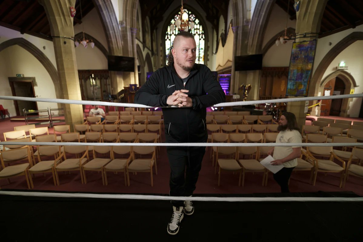 England’s Wrestling Church Baptizes in the Ring 🤼

🤼In Shipley, West Yorkshire, church now comes with body slams. St. Peter’s hosts Wrestling Church. It's a monthly mashup of faith and fight.

🤼Founded by Gareth Thompson or his ring name Gareth Angel, is a former pro wrestler