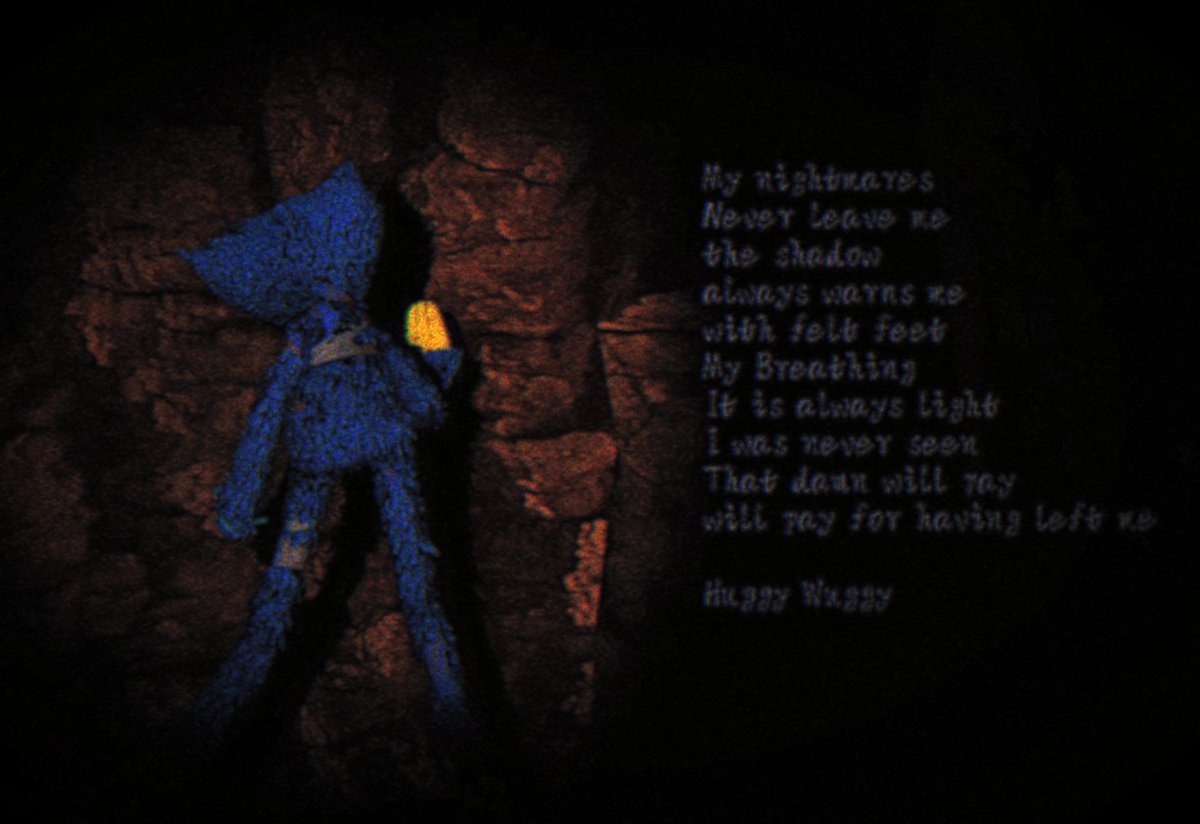 Drharleysawyer's tweet image. A Huggy Poem # 1